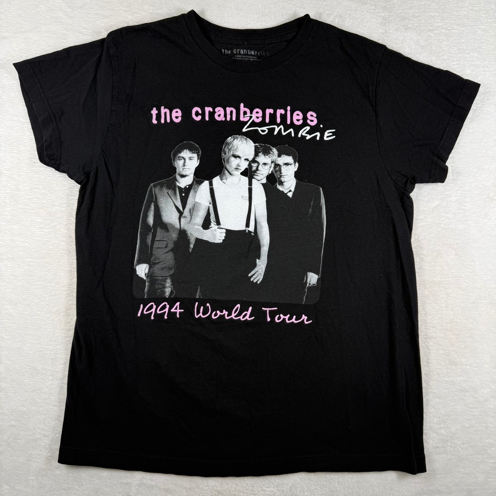 The Cranberries Zombie 1994 World Tour Black Graphic T-Shirt Mens Medium 501